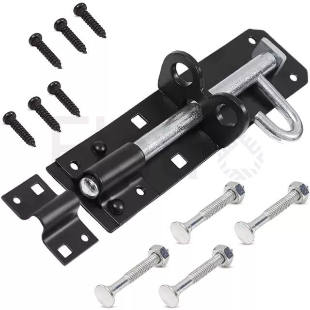 Brenton Pad Bolt Heavy Duty 4"6"8" Padbolts Sliding Gate Latch Garage Door Lock