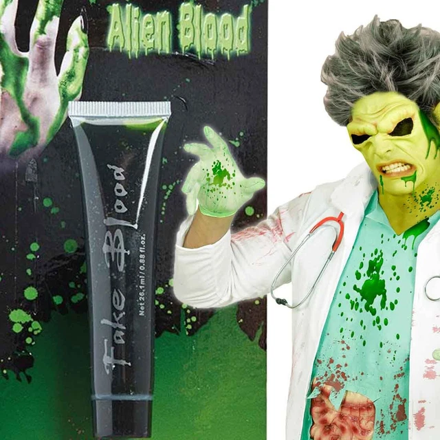 Verde Gel Sangue 26,1 ML Monster Schminkblut Predator Trucco Alieno Sangue Finto
