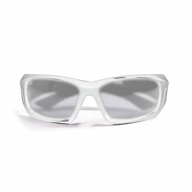 OCEAN ANTIGUA Floating Sunglasses Sailing & Fishing, Shiny White & Smoke Lens