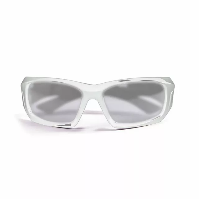 OCEAN ANTIGUA Floating Sunglasses Sailing & Fishing, Shiny White & Smoke Lens