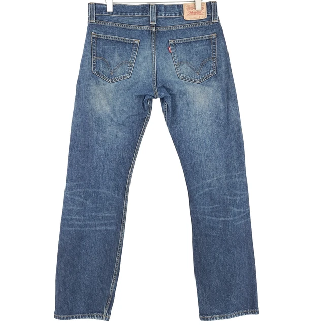Jean Levi's 506 Standard - Taille 34/34 - Bleu Foncé Délavé - Homme - Occasion Très Bon État