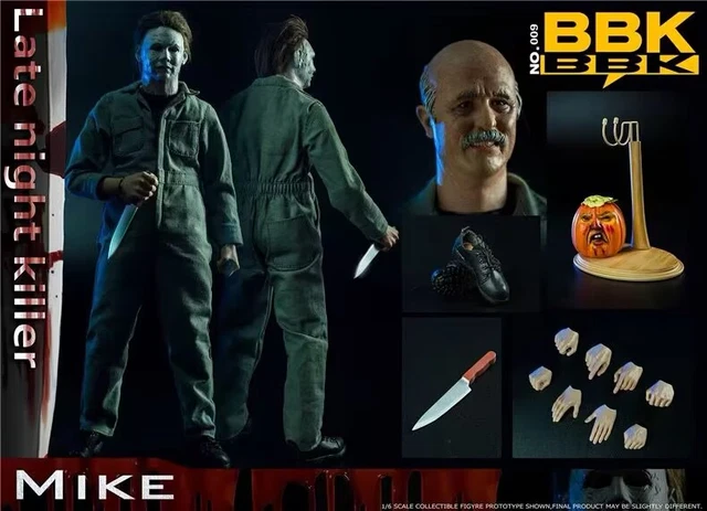 FLAGSET Halloween Night Killer Man Michael Myers BBK009 Action Figure 1/6 Scale