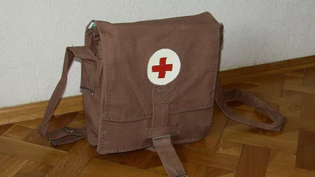 VINTAGE MEDICAL SANITARY Bag 1980 Soviet Russian Army Case USSR for ...