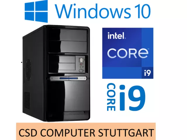 POWER KOMPLETT-PC INTEL CORE i9 11900 EIGHTCORE 8x5,2GHz- 32GB 480GB Windows 10