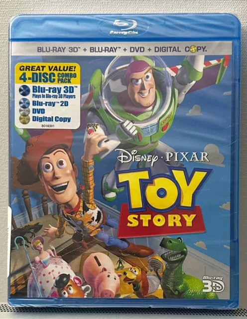 Toy Story [Blu-ray 3D + Blu-ray + DVD + Digital Copy]