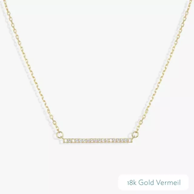 Alicia Pavé Crystal Bar Pendant Necklace ,Brand( Victoria Emerson