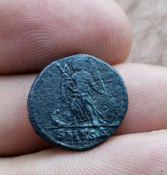 Roman Empire (330-354 AD) Constantinople Commemorative AE Follis Rare Coin