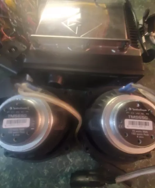 Harley Davidson Rockford Fosgate PMX-HD9813 Stereo and TMS6SG Speakers