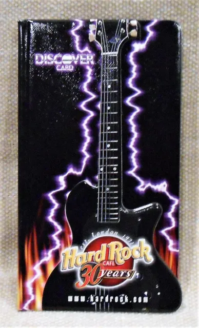 Hard Rock Cafe 30 Years Guitar Folio For Restaurant Bill Cash & Credit Card