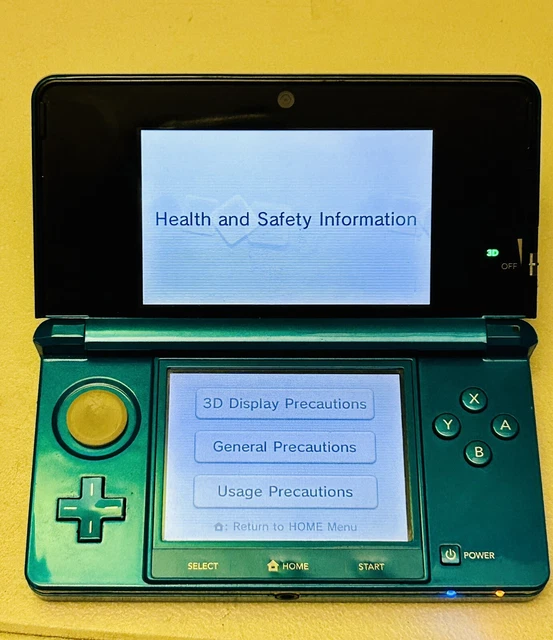 Nintendo 3DS Aqua Blue Handheld System