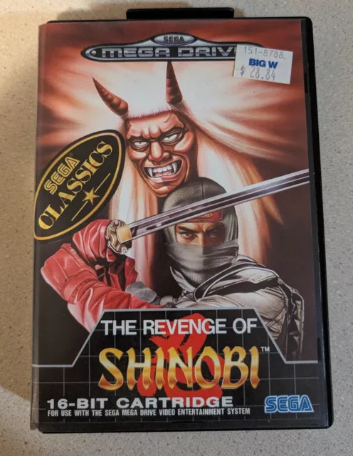The Revenge of Shinobi SEGA Mega Drive/Genesis Game Used