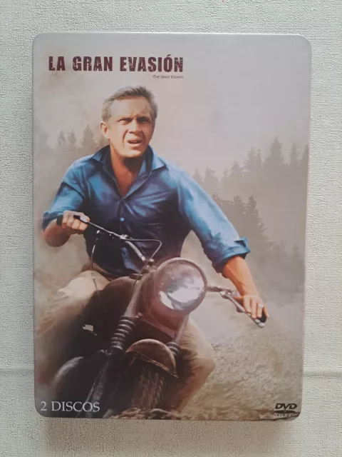 Dvd La Gran Evasion - Steelbook 2 Dvd   - Como Nuevo - Envio Certificado