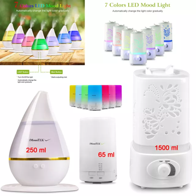 Ultrasonic Air Aroma Essential Oil Diffuser Cool Mist Aromatherapy Humidifier