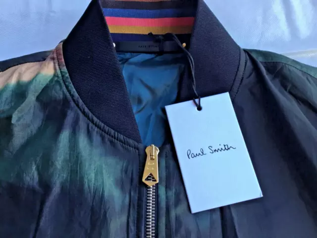 New Paul Smith  Bomber Rain Shower Jacket Size S