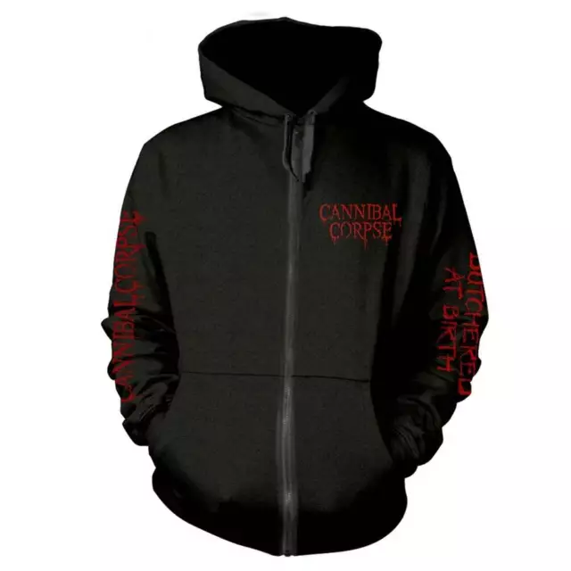 Cannibal Corpse 'Butchered At Birth Explicit' Zip Hoodie - NEW hood hoody