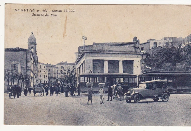 CARTOLINA VELLETRI Stazione dei Tram Roma. EUR 26,50 PicClick IT