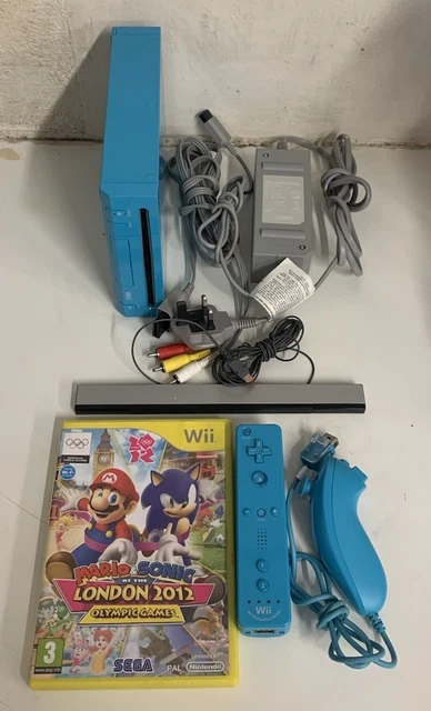 NINTENDO WII LIMITED Edition Blue Console- Mario & sonic London ...