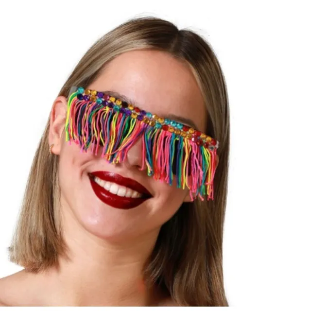 Lunettes Avec franges Multicouleur