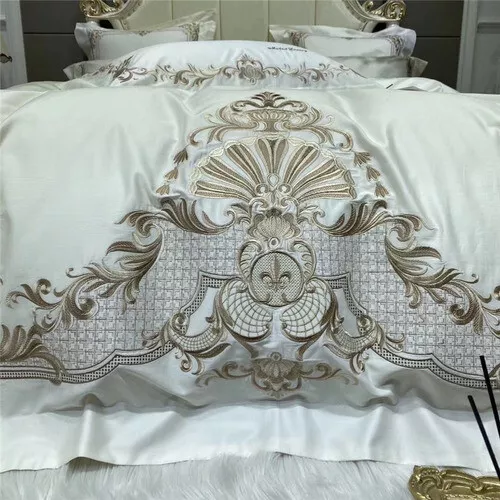 2020 Luxury White European Palace Bedding Set 1000TC Egyptian Cotton 3
