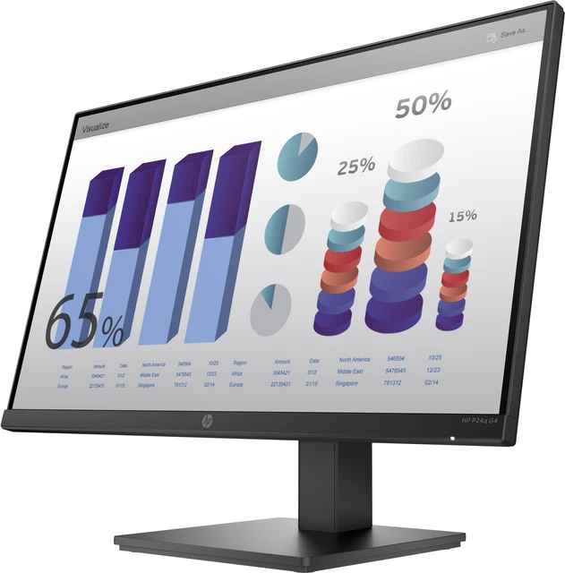 HP P24q G4, LED-Monitor 60.5 cm(23.8 Zoll), schwarz, QHD, IPS, 60 Hz 2