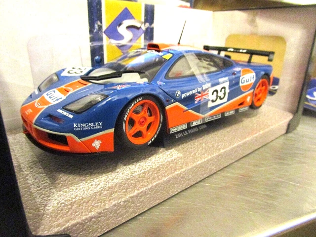 MCLAREN F1 GTR #30 West 1:18 - UT Models - Avec Boîte - Très Rare - Avec Défaut EUR 84,90 - FR