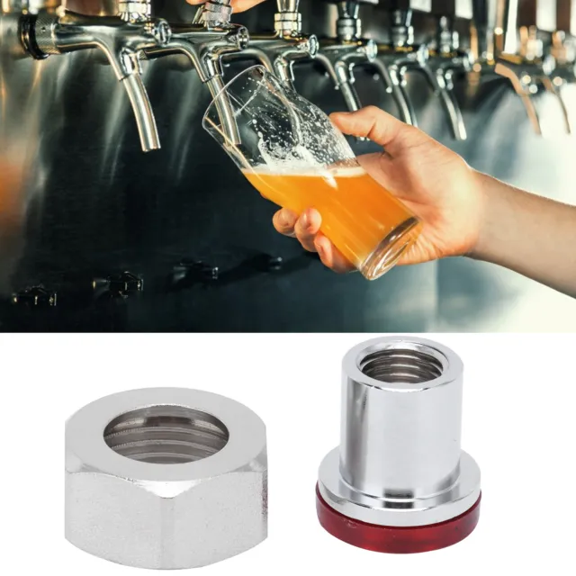 Beer Faucet Quick Disconnect Adapter With Nut Gasket Draft Beer Brewing