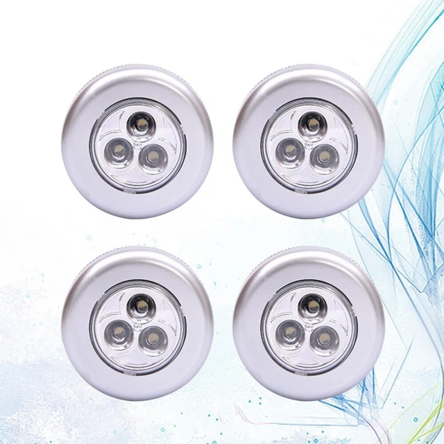 Battery-powered Light 3 LEDs Touch Lamp Night Light Pat Lamp Emergency Lamp
