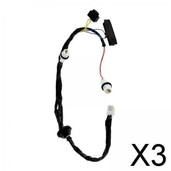 3X Commutateur de Bouton de Hayon de Coffre Arrière de Voiture Adapté pour
