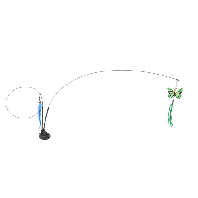 Chat Plume Jouets Plume Baguette Chat Pet Jouet Fil Interactif Chat Interactif