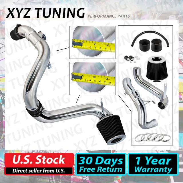 Kit Presa Aria Fredda In Alluminio Lucidato Per Honda Civic 1.7L 2001-2005 - KYX - Foto 14