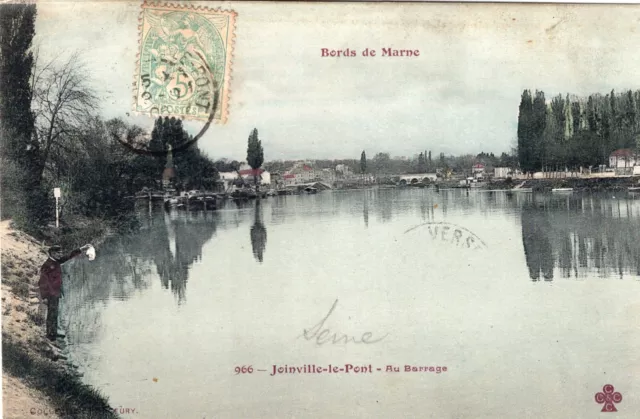 *37325 cpa Joinville le Pont - Au Barrage