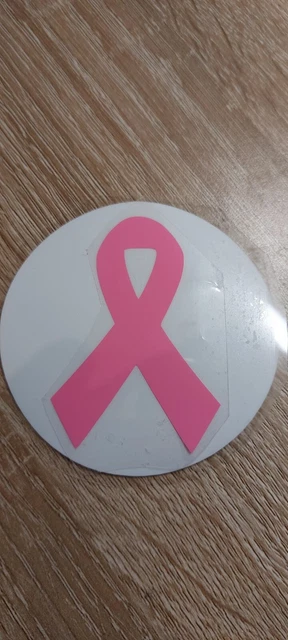 Patch brodé Never Give Up – Ruban rose Octobre Rose