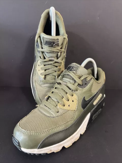 NIKE JUNIOR AIR Max 90 Mesh GS Boys Junior 833418302 Cargo Khaki