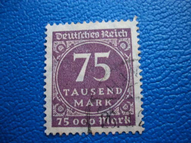 Deutsches Reich, 1923, Mi 276, 75000 Mark, gestempelt