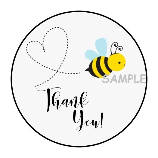 30 Thank You Monarch Made My Day Round Labels – 1.5 Inch Stickers For Envelope Seals, Handmade White Stationery