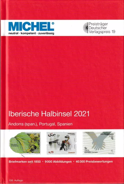 MICHEL Europa-Katalog 2021 Band 4 Iberische Halbinsel; neuwertig; statt 52,00 €