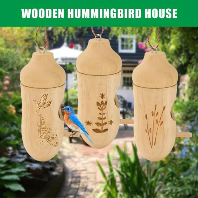 compagnie Maison colibri En bois Nids d'oiseaux Mangeoire suspendue pour arbre