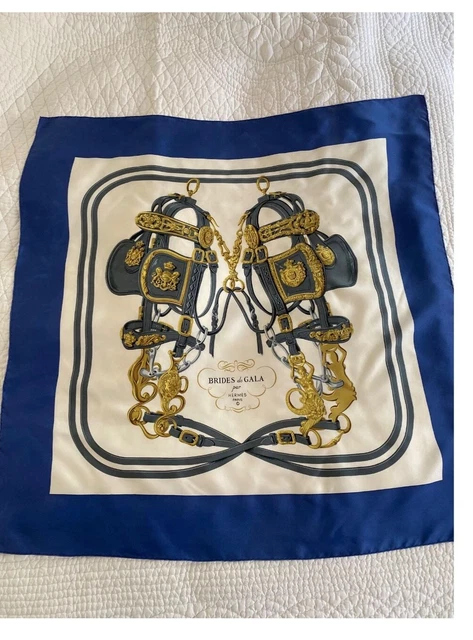 Carré HERMÈS Brides De Gala Brodé - Soie, Avec Boîte - Neuf, Rare
