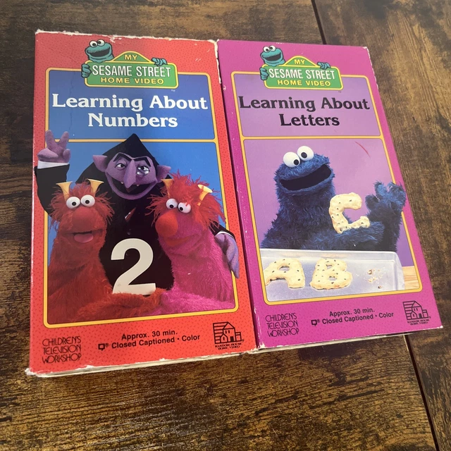 Sesame street learning about numbers vhs 1996 eur 5 62 picclick fr