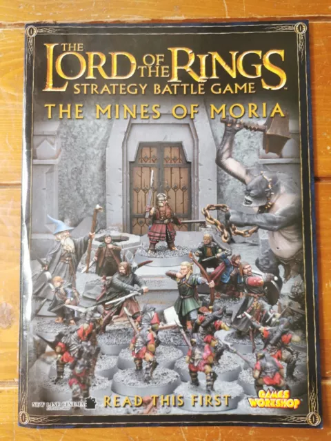 LOTR Khazad-Dum Sourcebook Games Workshop Rule Guide Role Play Lord Of The  Rings