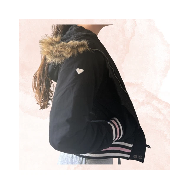 Golddigga faux fur aviator jacket ladies outlet