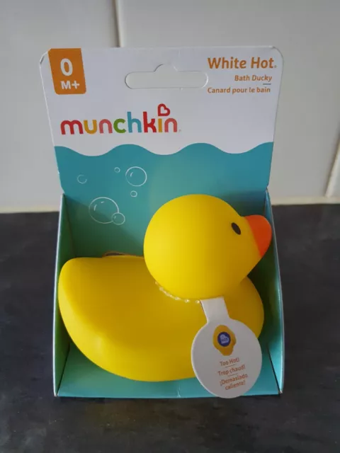 Munchkin White Hot Safety Bath Ducky thermometer baby child elderly