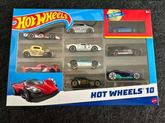 Hot Wheels 54886 10er Rennfahrzeuge Set