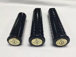 JT's Cycles Genuine Once Fired .50 Caliber BMG Bullet Black Footpegs Harley XL