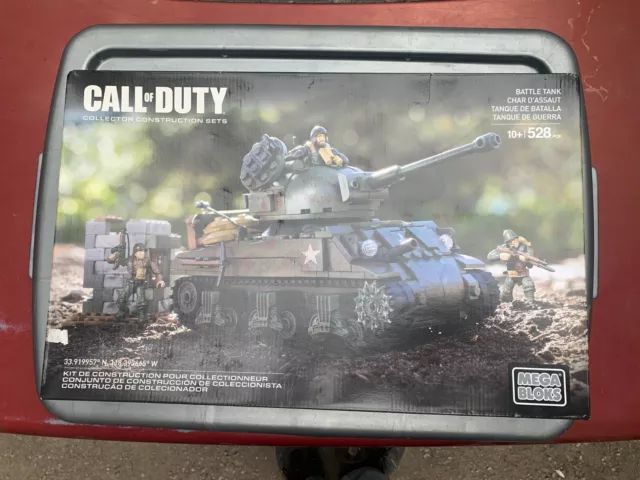 Call Of Duty Battle Tank Mega Bloks, New In Factory Sealed Box