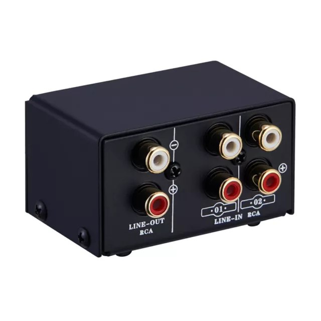 LINEPAUDIO Audio Switcher Cinch 2 in 1 Ausgang / 1 in 2 Ausgang A / A3Y4 LOVE