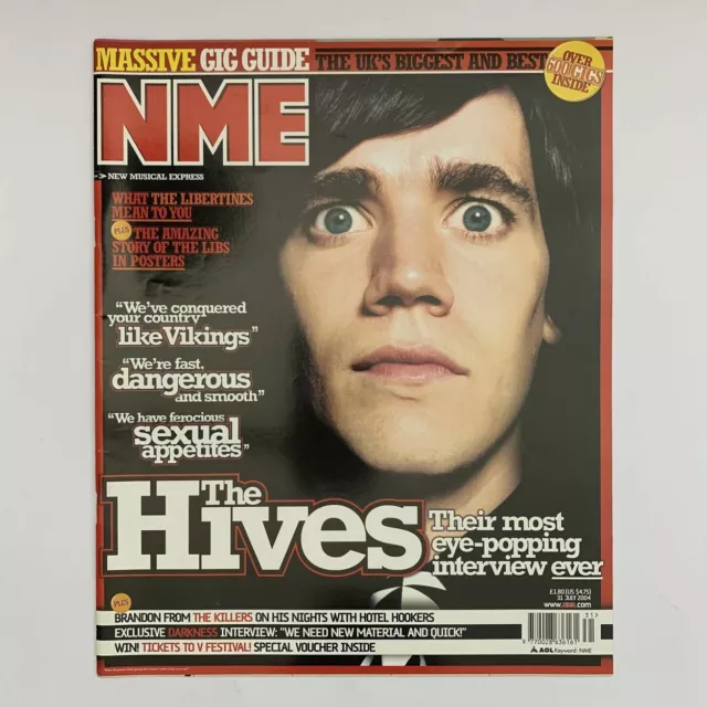 NME 31 July 2004 The Hives The Libertines The Killers Darkness