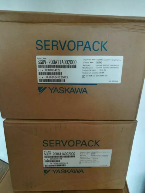 YASKAWA SGDV-200A11A002000 Servo Driver New In Box Expedited Shipping