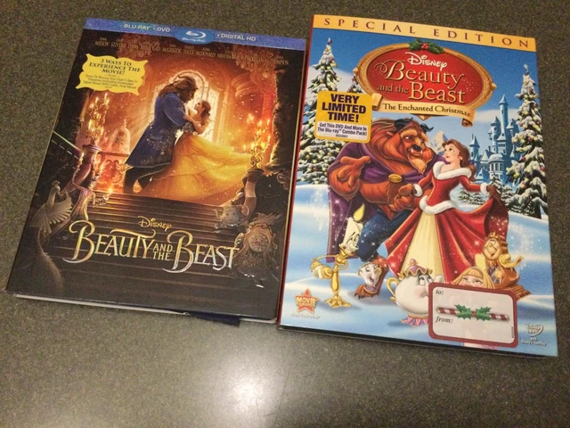 DVD LOT: BEAUTY AND THE BEAST Discs)+ ENCHANTED CHRISTMAS