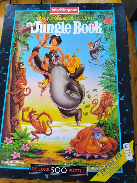 DISNEY CLASSIC. THE Jungle Book De Luxe 500 Piece Jigsaw Puzzle ...